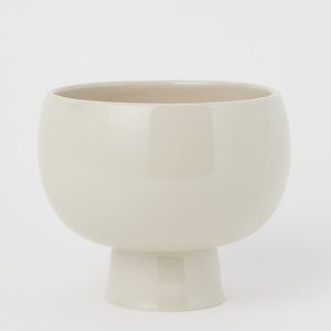 H&M Ceramic Pedestal Planter